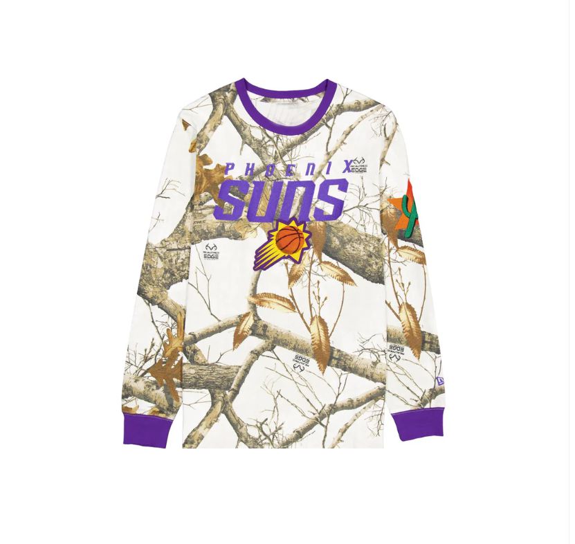 Men 2025 NBA Phoenix Suns long sleeve T shirts style 1->nba t-shirts->Sports Accessory